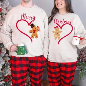 Christmas Couple Sweatshirt, Christmas Mr and Mrs Sweatshirt, Xmas Husband and Wife Tees, Holiday Matching Couple Pajamas Shirt