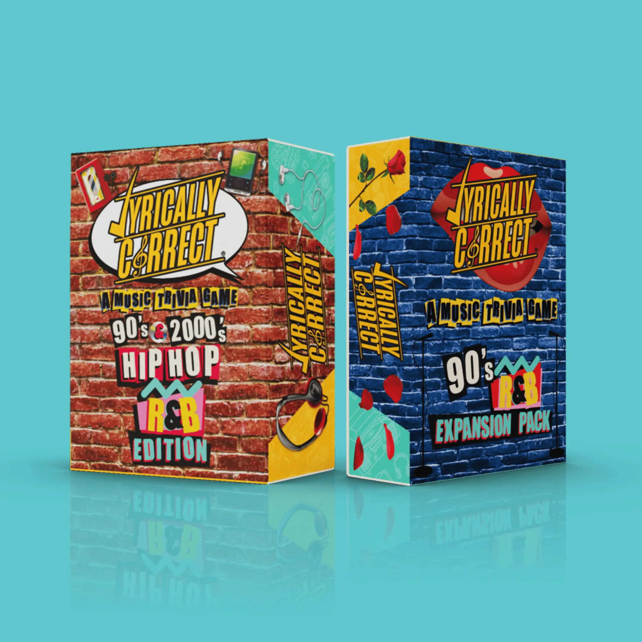 Lyrically Correct Music Trivia Game-The DUO Bundle Pack Card Game
