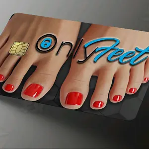 Only Feet Red Toes Credit Card Skin, Debit Card Covering (small chip)