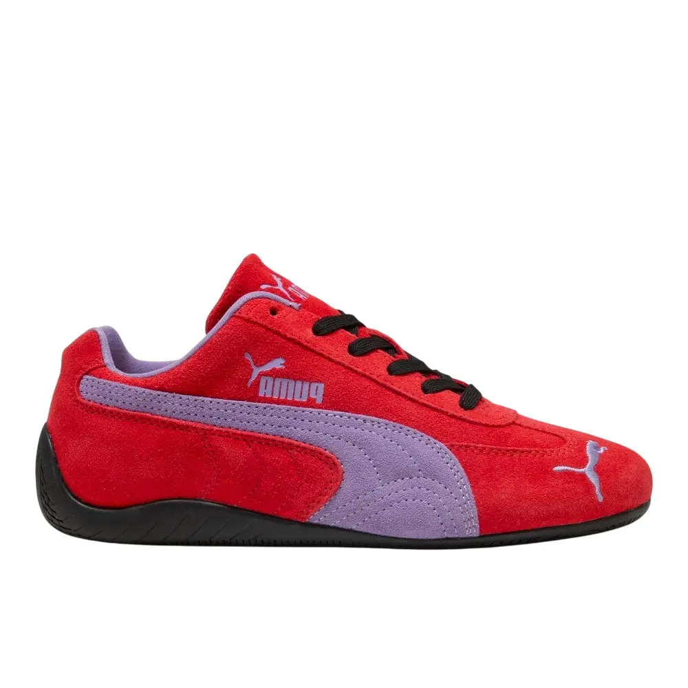 PUMA Mens Speedcat Og Lace Up Sneakers Shoes Casual - Purple, Red