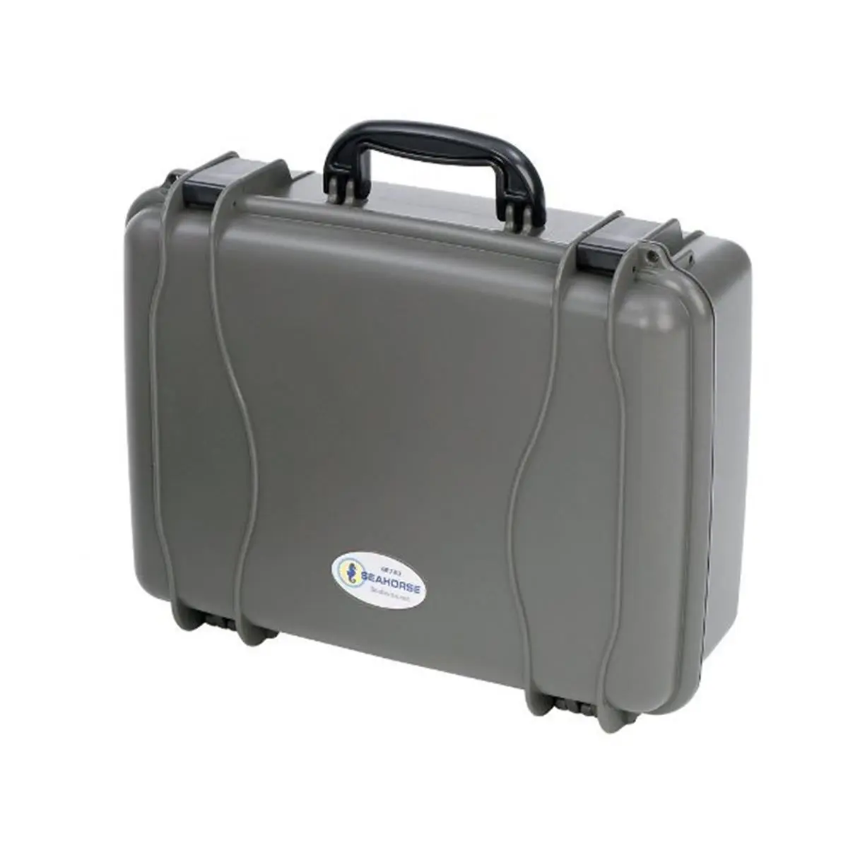 Seahorse 720 Tool Case - Gunmetal Gray, Water Resistant, Airtight, Crush Resistant, Made in America, 20.10in x 15.53in x 7.34in, 6.93lbs, Ideal for Valuable Item Storage