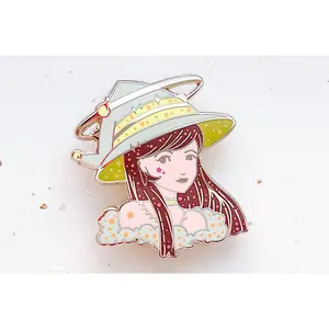 May Witch Emerald Enamel Pin