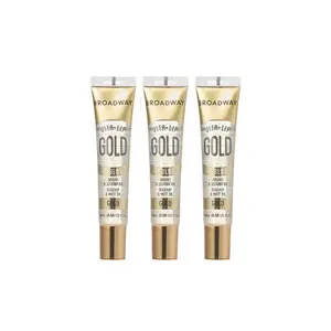 Broadway 3 Pack BCLG09D1-Gold Lipgloss Vita-Lips Glossy Makeup Lip Gloss