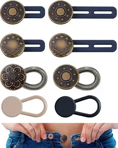 Button Extenders for Jeans,8 Pcs  Extenders for Women and Men,4 Kinds Style