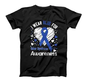 I Wear Blue For Usher Syndrome Awareness T-Shirt, Sweatshirt, Hoodie, Sweatshirt, Hoodie