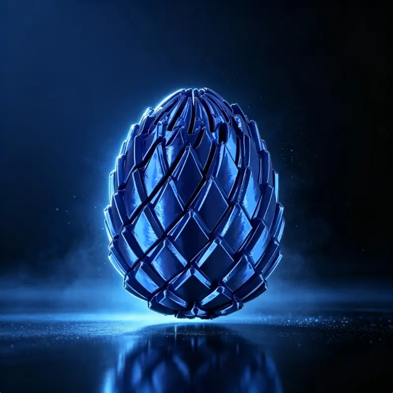 3D Printed Twisty Dragon Egg Sensory Toy - Stress & Anxiety Relief Toy, Suitable for Autism & ADHD, Stocking Stuffer Gift for Adults & Kids