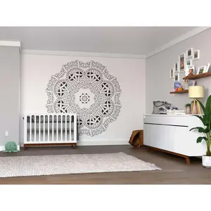 Color My Binded Mandala Wall Mural - Peel and Stick Wall