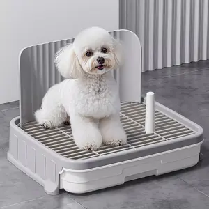 Leak-Proof Dog Toilet with Simulated Urination Tube Drainage, Dual-Layer Isolation, PP Waterproof Material, No Stains