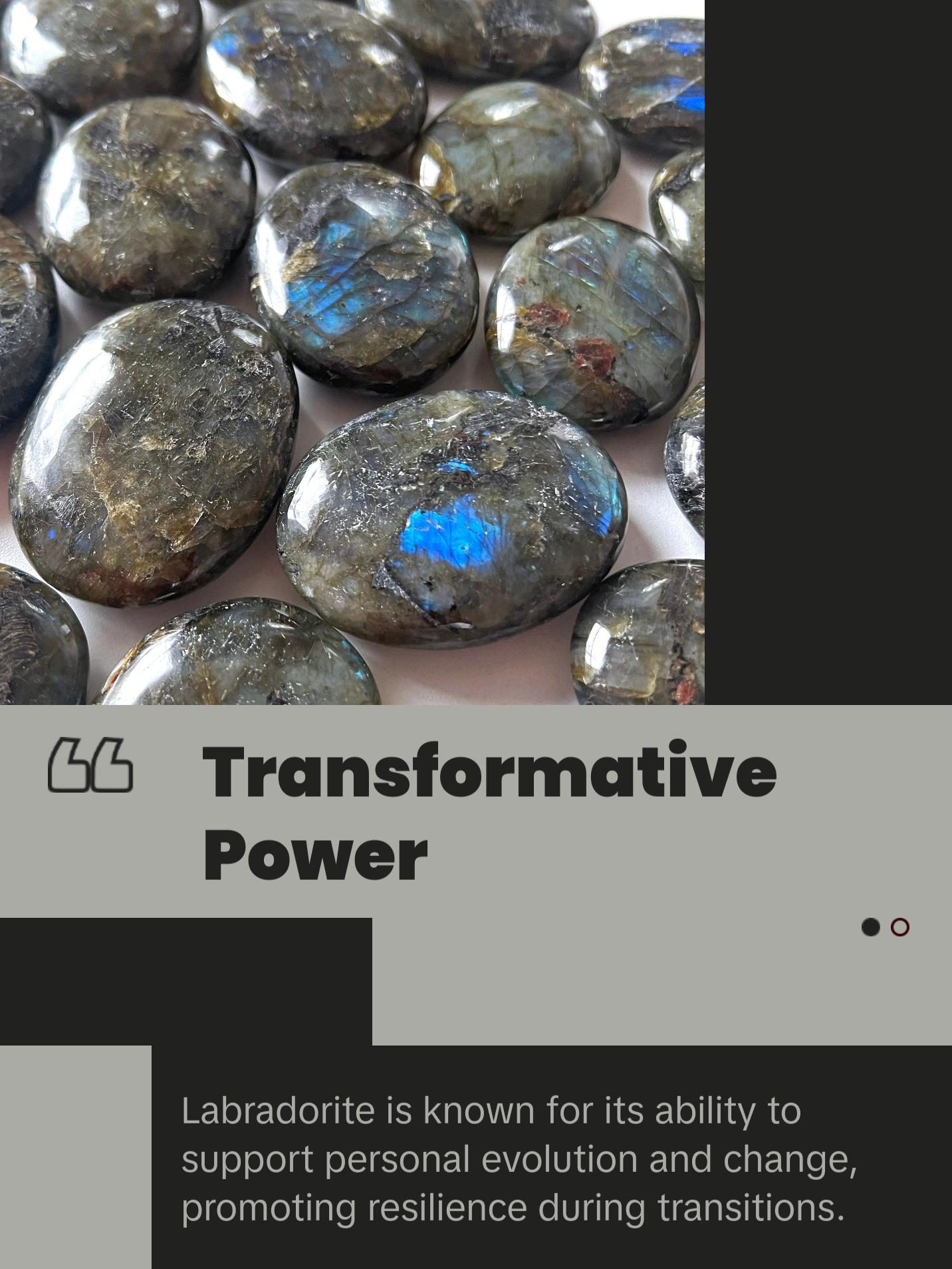 Labradorite Palm Stone