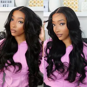 OQ HAIR HD Lace Body Wave Wig Human Hair Pre Cut Lace 13x6 Lace Frontal Wear Go Wig Pre Everything With Natural Hairline With Invisi Draw-strings