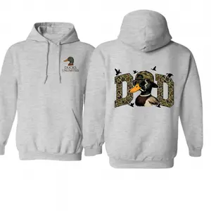Ducks Unlimited Hoodie – Funny Dad Camo Duck Sweatshirt, Perfect Gift for Hunter Dads, Country Lifestyle Outdoor Pullover, Unisex - Menswear, Streetwear. Men's Tops