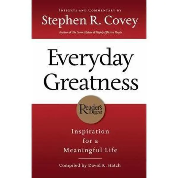 USED Book - The Everyday Greatness by Covey, Stephen R. (Paperback) - english