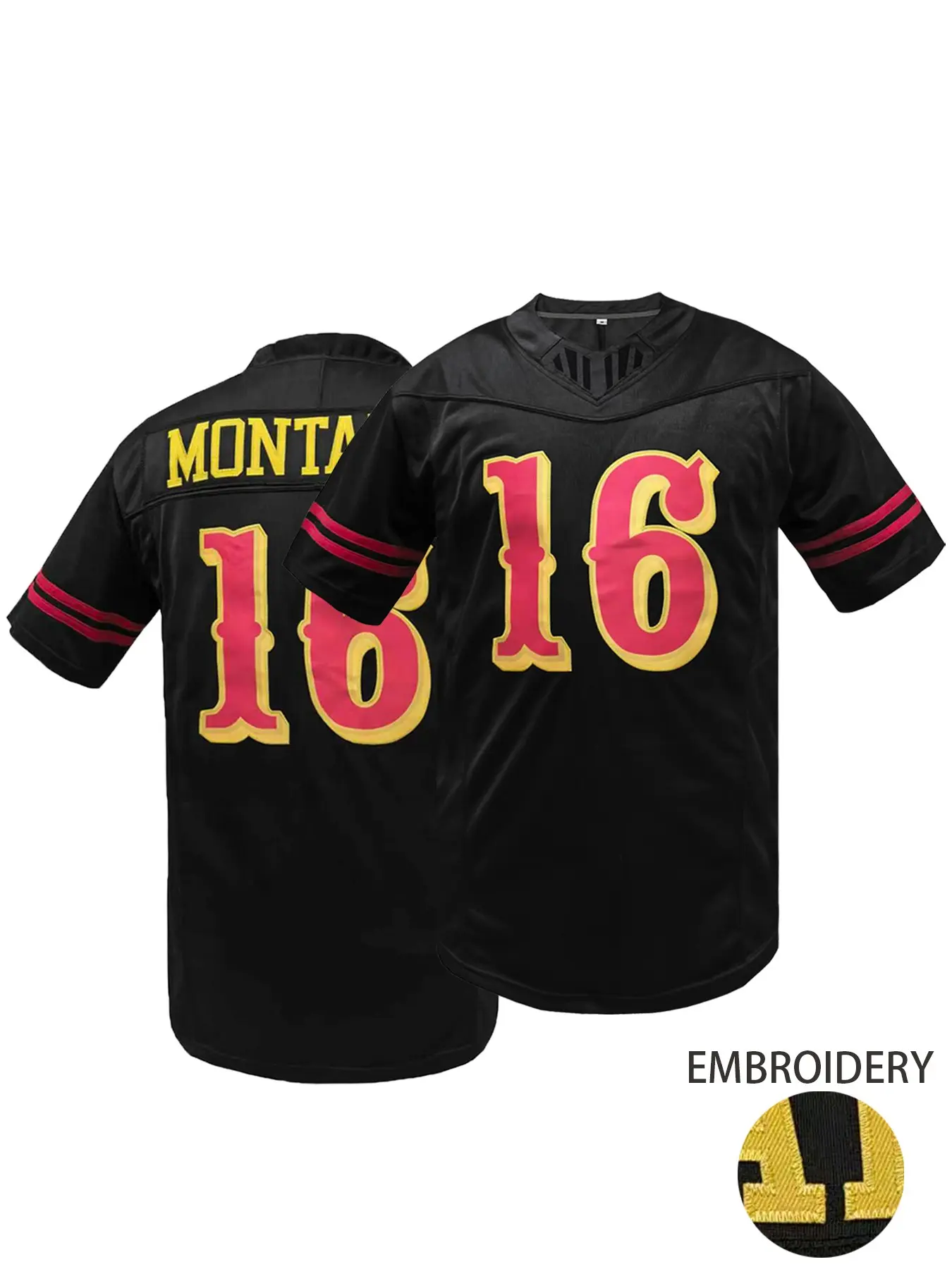 Men's Loose Fit Short Sleeve Football Jersey, Embroidered Jerseys, Embroidered Letter Design, Breathable & Comfortable San Francisco #13 #16 Rugby Jersey, Outdoor Sports & Casual Wear, Sportswear Clothing