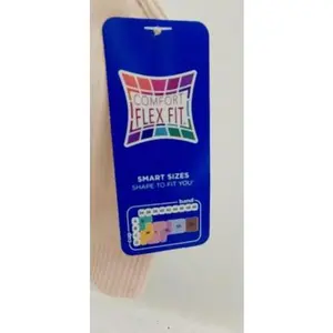 b'Hanes ComfortFlex Fit Full Coverage Ribbed Wireless Bra, Large, Light Buff Rib'