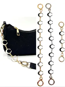 Moon Extension Chain for Bags, Metal Minimalist Fashion Bag Strap, Classic Chain, High-End Single Shoulder Crossbody Replacement, Perfect Gift for All Occasions, All Seasons