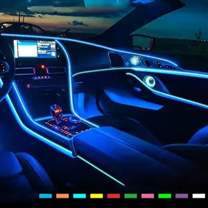 USB Car Atmosphere LED Light Strip, USB Neon Strip Light, Car Interior Decorative Light for Car Bedroom Bar, Led Car Ambient Light