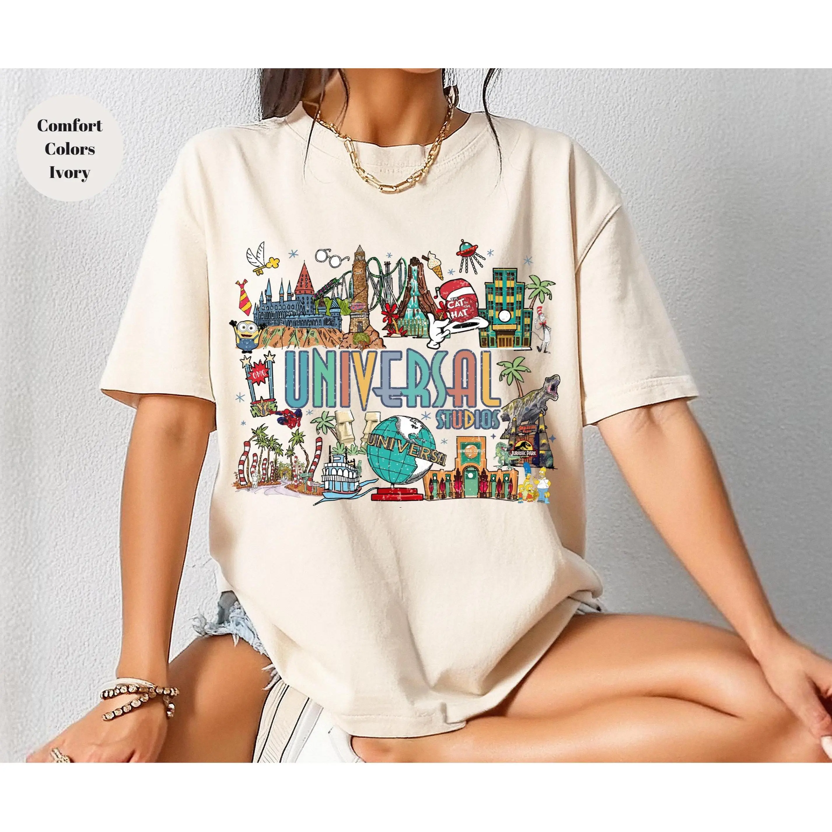 Universal Studios Shirt, Vintage Retro Universal Tee, Family Trip Matching Shirts, Orlando Universal Florida Shirt, Universal Vacation Shirt, Trending Universal Outfit, Retro Theme Park T-Shirt, Viral Universal Family Look