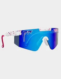 PIT VIPER The Merika Original 2.0 Polarized Sunglasses, White Combo