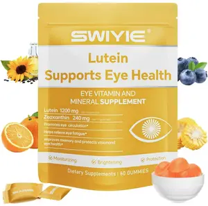 Swivie Lutein & Zeaxanthin GummiesEve HealthSupplement with Astaxanthin, Vitamin AC E-Blue LightDefense,Vision Support, Berry Flavor-60 GummiesHealthcare Dietary Fitness Edible