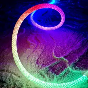 LED Smart Braided Rope Light, USB-Powered RGB Flexible Rope Light, With App And Remote Control, LED Lights For Bedroom, Living Room, Game Room, Wall, Decor
