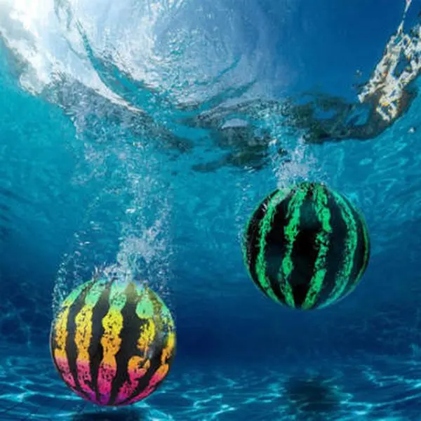 Watermelon Ball Original 9-Inch Pool Toy for Kids, Teens, Adults & Family – Fun Swimming Games, Perfect for Ages 8-12, Pool Floats, Floats For Pool Durable Aqua Activities Beach Stuff Bounce Ball