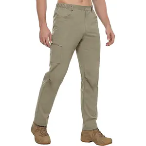 Runcati Mens Hiking Pants Quick Dry Lightweight Casual Waterproof Cargo Pants Fishing Travel Camping Outdoor Track Trousers