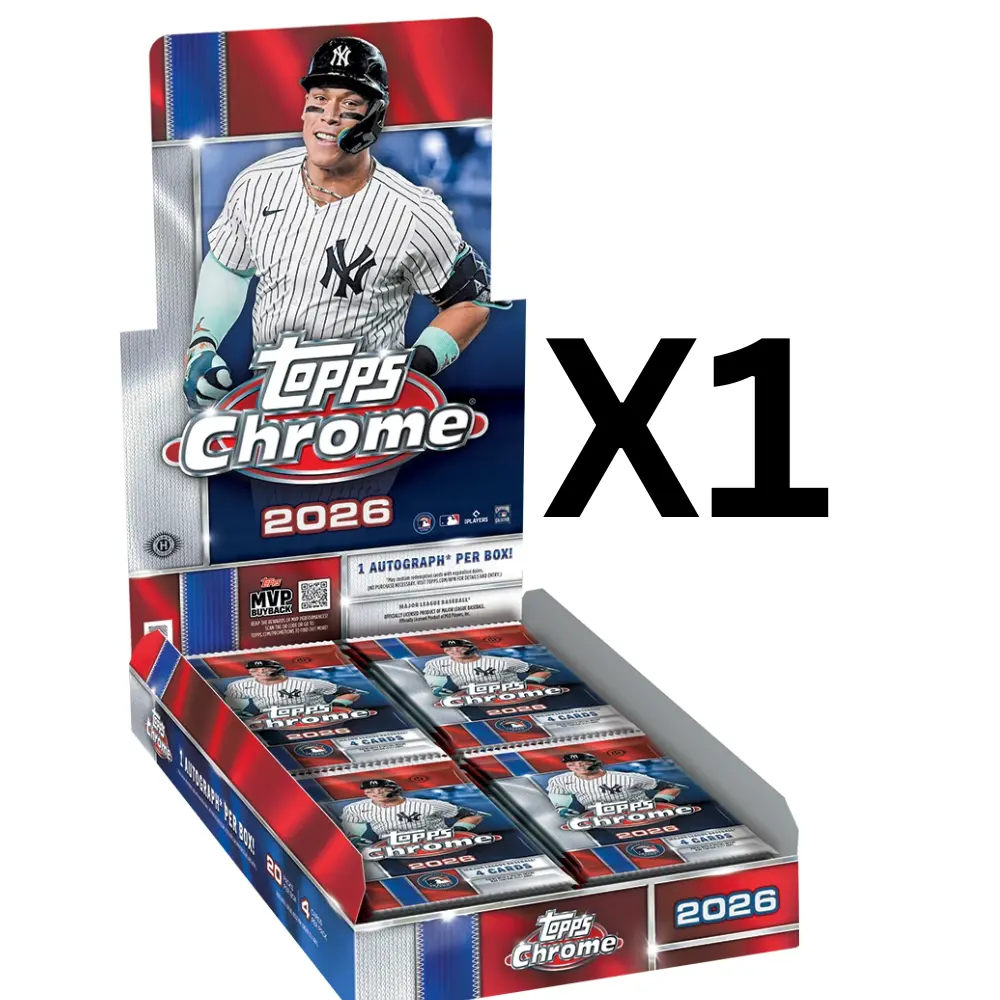 1339  - Baseball, 2026 TOPPS CHROME HOBBY BOX