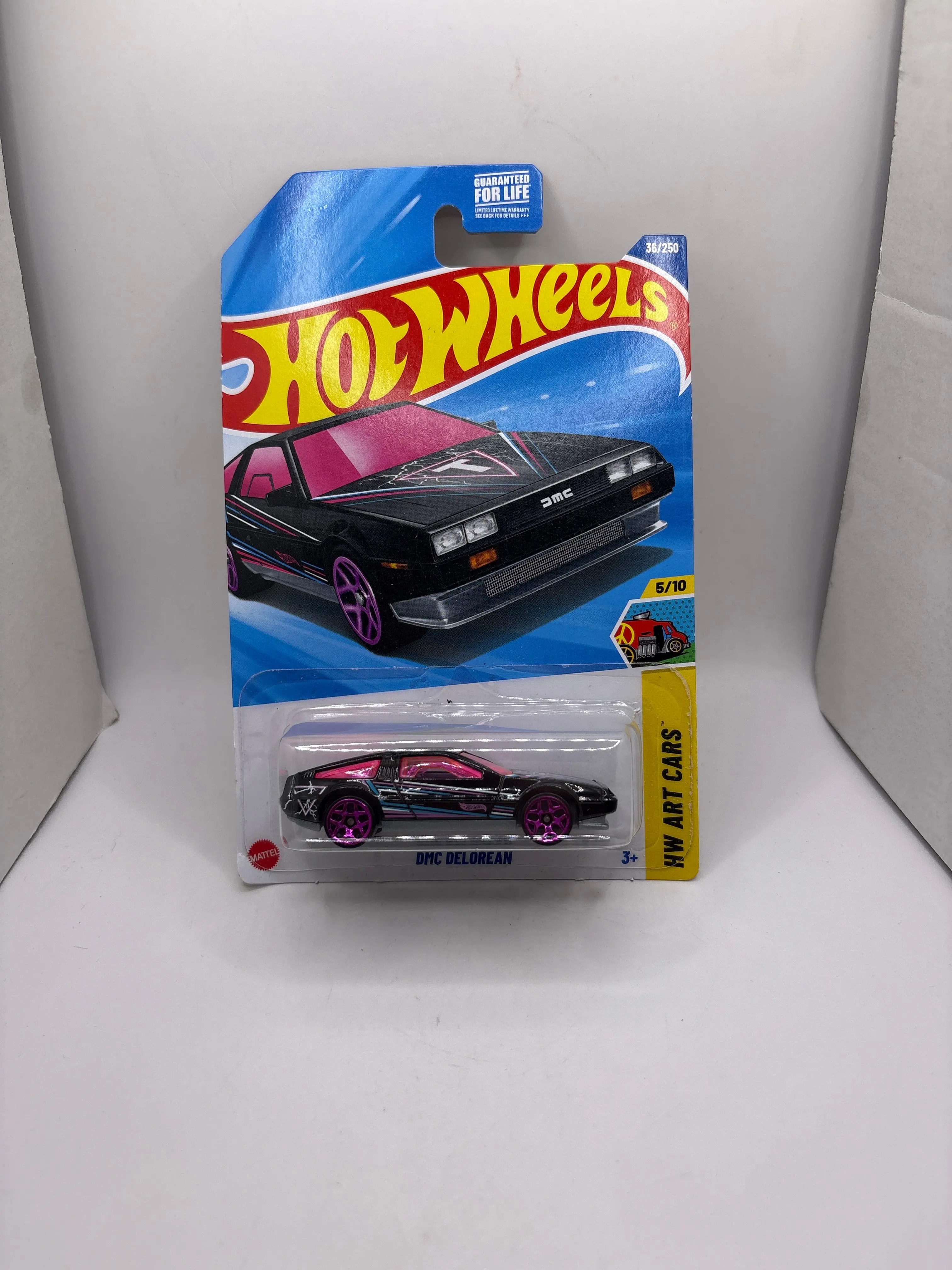 Hot Wheels DMC Delorean Diecast black