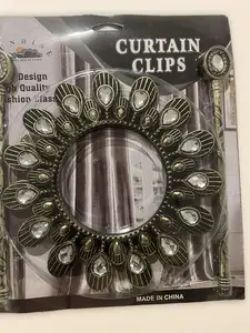 Decorative Curtain Clips - Stylish and Functional Home Decor Accessory for Enhancing Curtains with Elegance