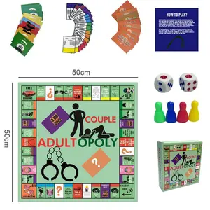 New Couple Board Game for Adults - Romantic Date Night Activity, 18+ Strategy Game with 50 Challenge Cards for 2 Players