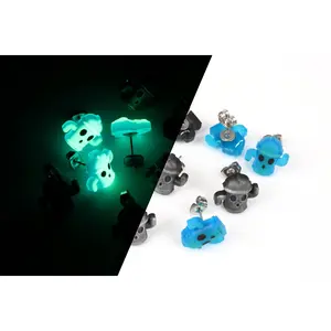 Gyroid Glow in the Dark Earrings - Animal Crossing  New Horizons