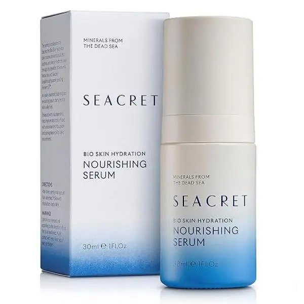 SEACRET Bio Skin Hydration Dead Sea Nourishing Serum - FERMENT 21 Barrier Support with Niacinamide & Hyaluronic Acid, Hydrating Face Serum for Radiant, Youthful Skin, All Skin Types, 1 Fl Oz / 30 ml