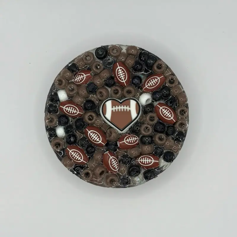 Football Fever Remeltable Picky Pad with Reusable Tray for Anxiety ADHD Skin Picking Soft Soothing Texture Microwavable Unisex Fidget Fun Stress Relief Sculptures fidgit toys