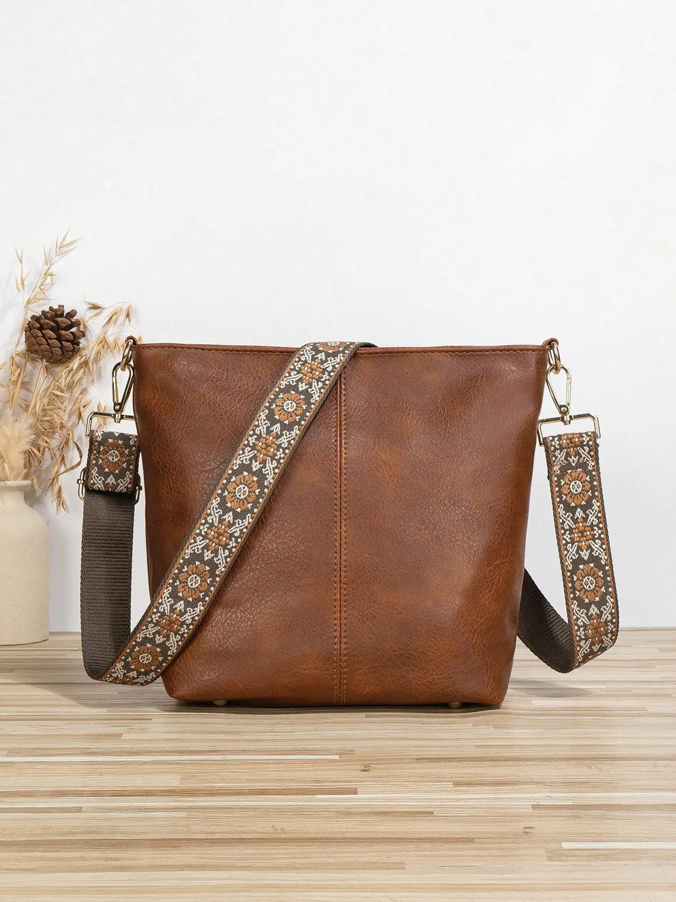 Women's Vintage Crossbody Hobo Bag, Shoulder Tote Bag, Casual Handbag & Purse For Commute, Retro Inspired Bag,Women Shoulder/Crossbody,Stylish Bucket Bag, Fashionable Unique Bags, Trendy Crossbody Bag