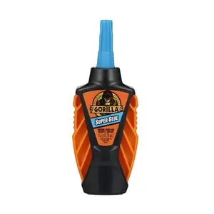 Gorilla 5.5 g Super Glue Micro Precise 1pk, Gorilla Super Glue with Tool, Precision Glue Dispenser, Controlled Application Glue, No Mess Super Glue, Craft Glue with Dispenser, Model Building Glue, Ergonomic Glue Tool.