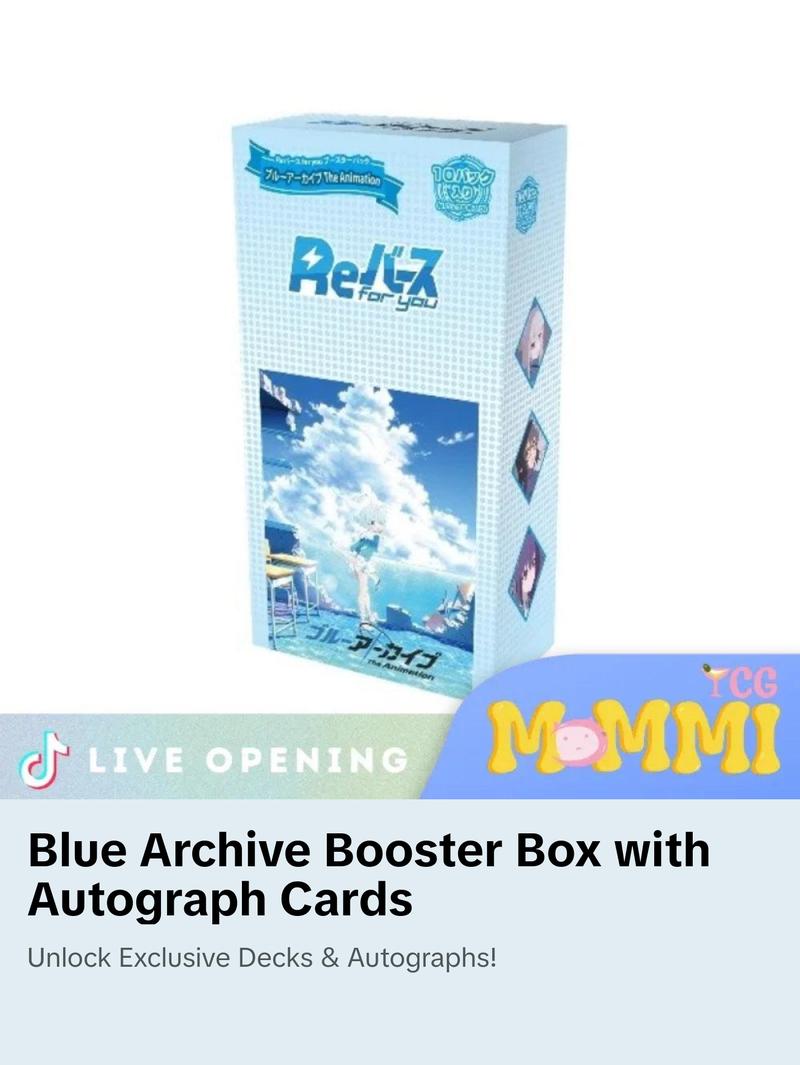 Rebirth for you Japanese Blue Archive The Animation Booster Box