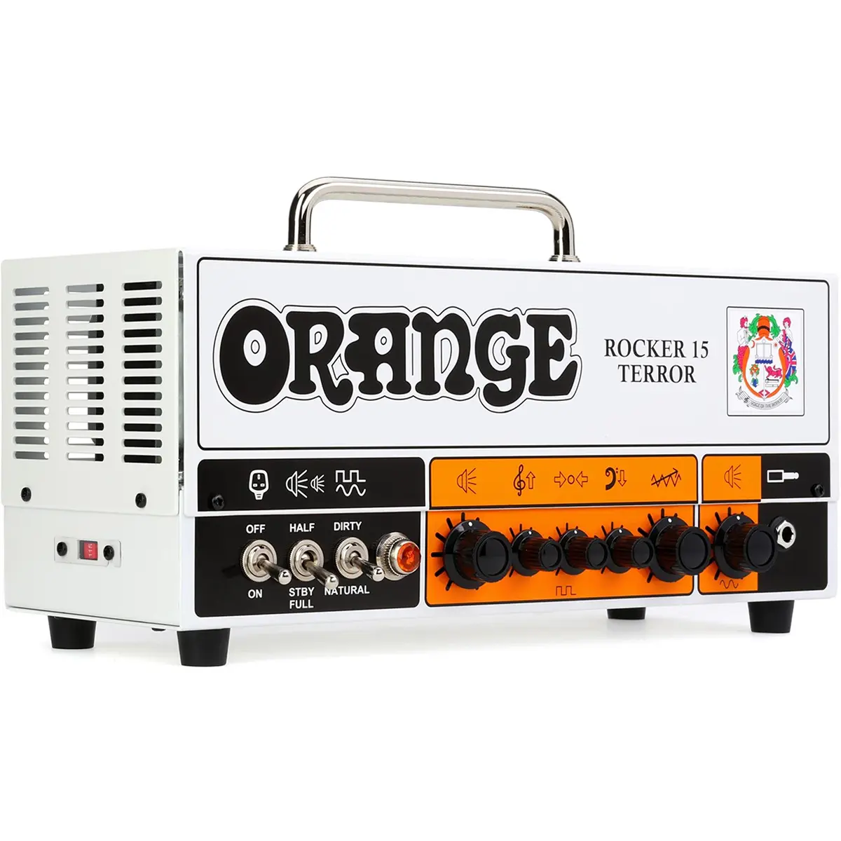 Orange Rocker 15 Terror Compact Durable Tube Amplifier - 15W, 2-Channel, for Recording (Music Instrument Accessory)