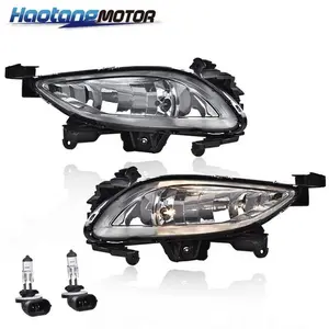 CROSSDESIGN Fog Lights Front Bumper Lamps w/ Bulb Kit Fit For 2011-2013 Hyundai 11-13 Sonata