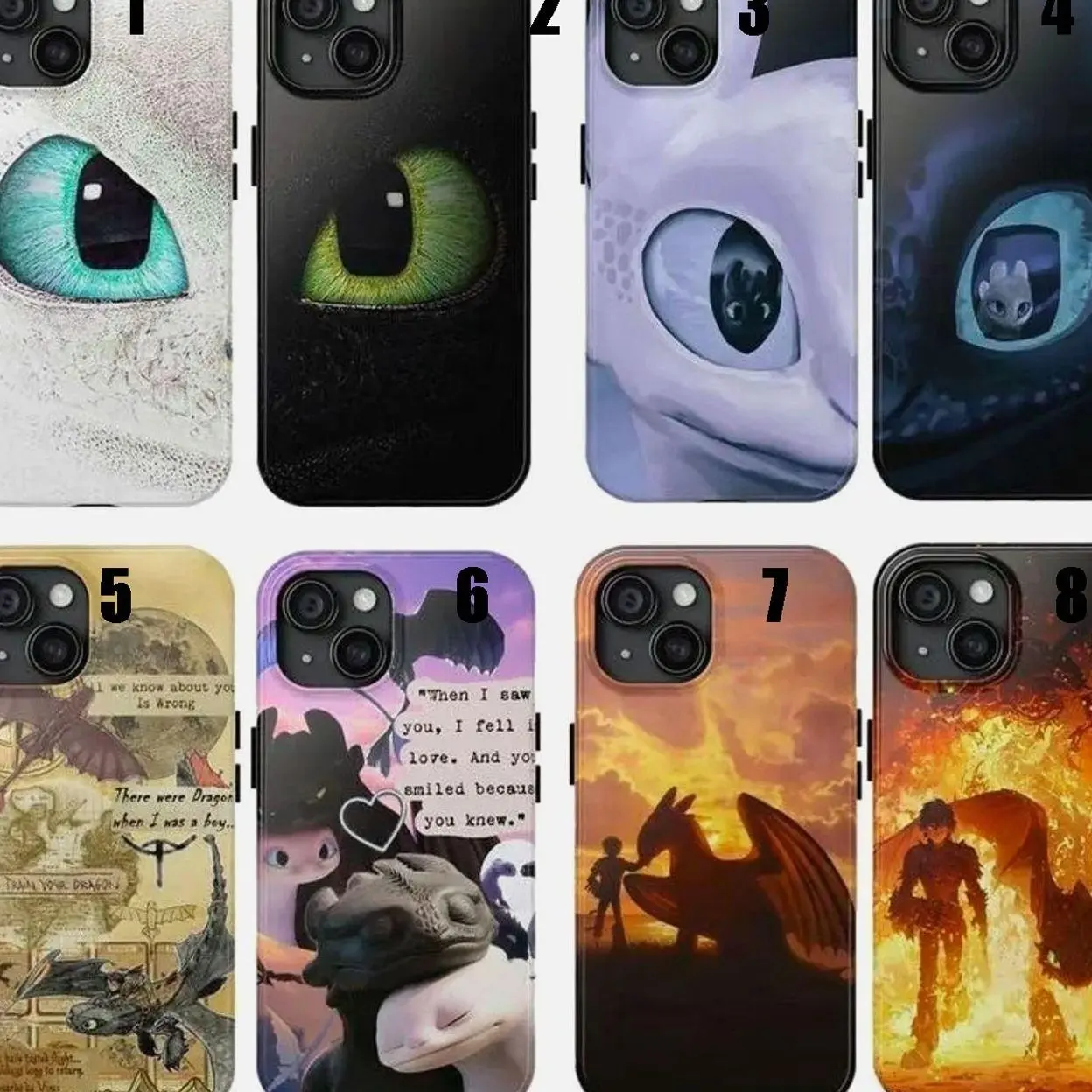 How To Train Your Dragon 2025 Phone Case, HTTYD Cinematic iPhone Cover Compatible with iPhone X, 11, 12, 13, 14, 15, 16 Plus Pro Promax
