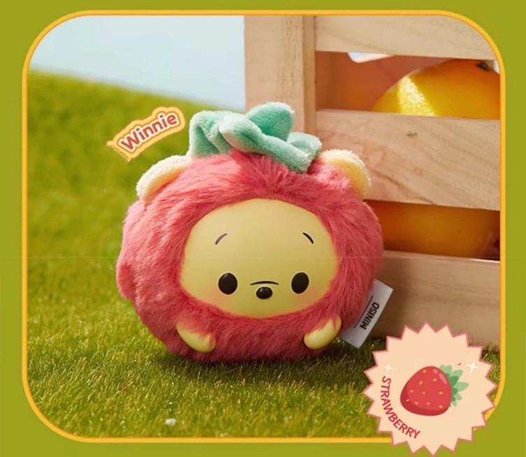 Disney Ufufy Fruit Collection Vinyl Plush Surprise Blind Box,Cute Plush Collectibles for Kawaii Lovers,Cute Keychain,Home Decor,Collectibles, Desk Decor, Fruit Anime Merch,Christmas Gift,Single Box Stuffed Animal