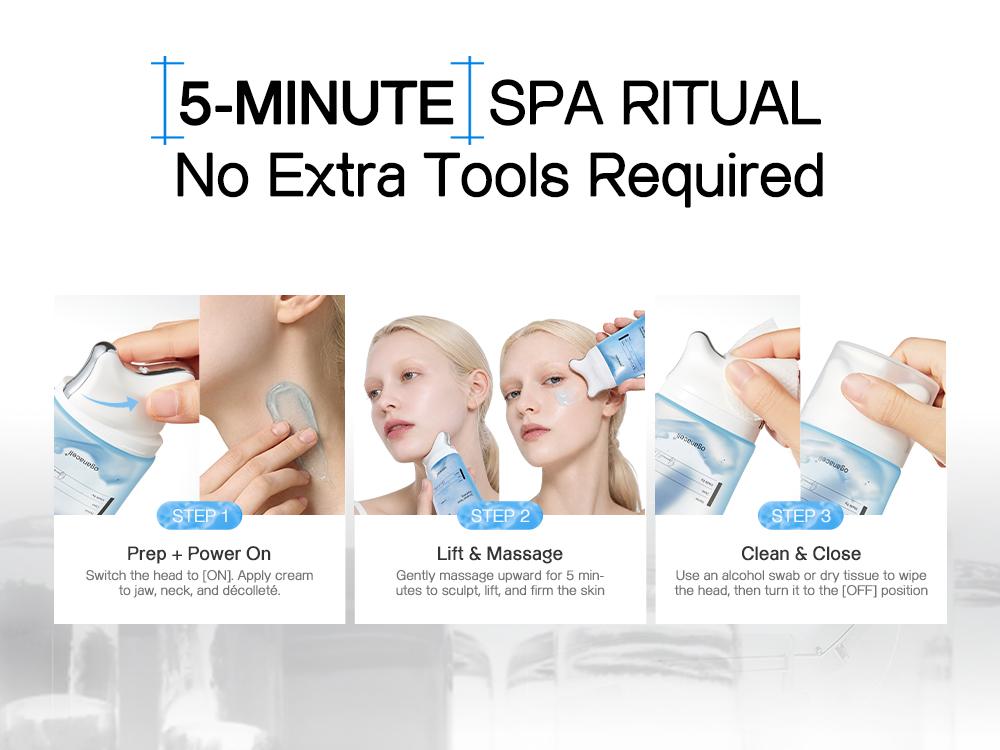 [Creator Exclusive] Oganacell PDRN Peptide Gua Sha Lifting Gel Cream for Jawline Definition, Face Sculpting & De-Puffing, Firming & Elasticity Care for Dry and Sagging Skin, Glass Skin Glow, At-Home Facial Care | Korean Skincare, backtoschool