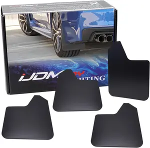 iJDMTOY Set of 4 Front & Rear Rally Mud Flap Armor Guards For Subaru WRX Impreza Forester Outback Crosstrek XV Rally Sports, Also Universal Fit for Other Cars