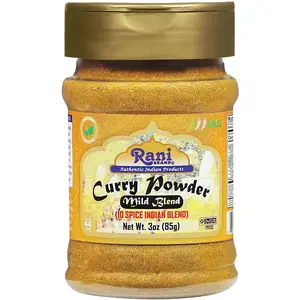 Rani Curry Powder Mild Natural 10-Spice Blend 85g (3oz) ~ Salt Free | Vegan | No Colors | Gluten Friendly | NON-GMO | Kosher | NO Chili or Peppers