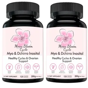 Moon Bloom Cycle Pills (2-Month Supply) | Myo-Inositol, D-Chiro Inositol, CoQ10, Vitamin D3, B6, B12, Folate & Magnesium Glycinate