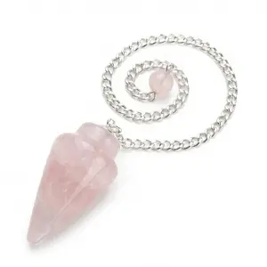 Rose Quartz Pendulum for Love and Relationship Dowsing Rose Quartz Pendulum for Love and Relationship Dowsing