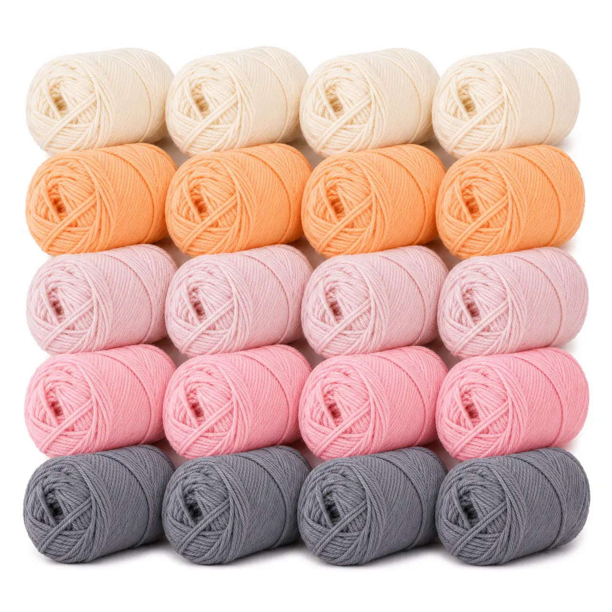 20×25g Soft Acrylic Yarn Skein Pack, 500g Multicolor Crochet & Knitting Yarn with Hook, Needle & Stitch Markers for Amigurumi, Granny Squares & Crafts