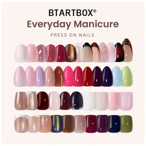 BTArtbox Soft Gel Press On Nails Manicure Kit