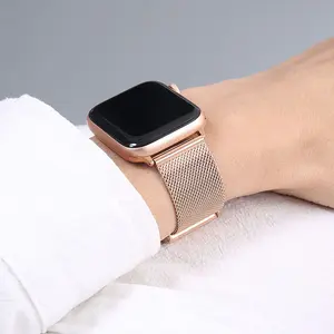 Milanese Stainless Steel Watch Band for Apple Watch Series 11/10/9/8/7/SE/6/5/4, Metal Strap for iWatch Ultra 49 mm/46 mm/45 mm/44 mm/42 mm/41 mm/40 mm