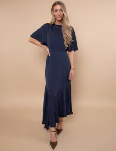 Genevieve Flutter Sleeve Dress