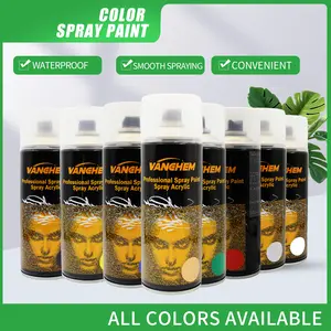 Multifunctional spray paint, graffiti spray paint, car repair spray paint, furniture, art, DIY spray paint, various colors, waterproof and sunscreen, 13.5OZ